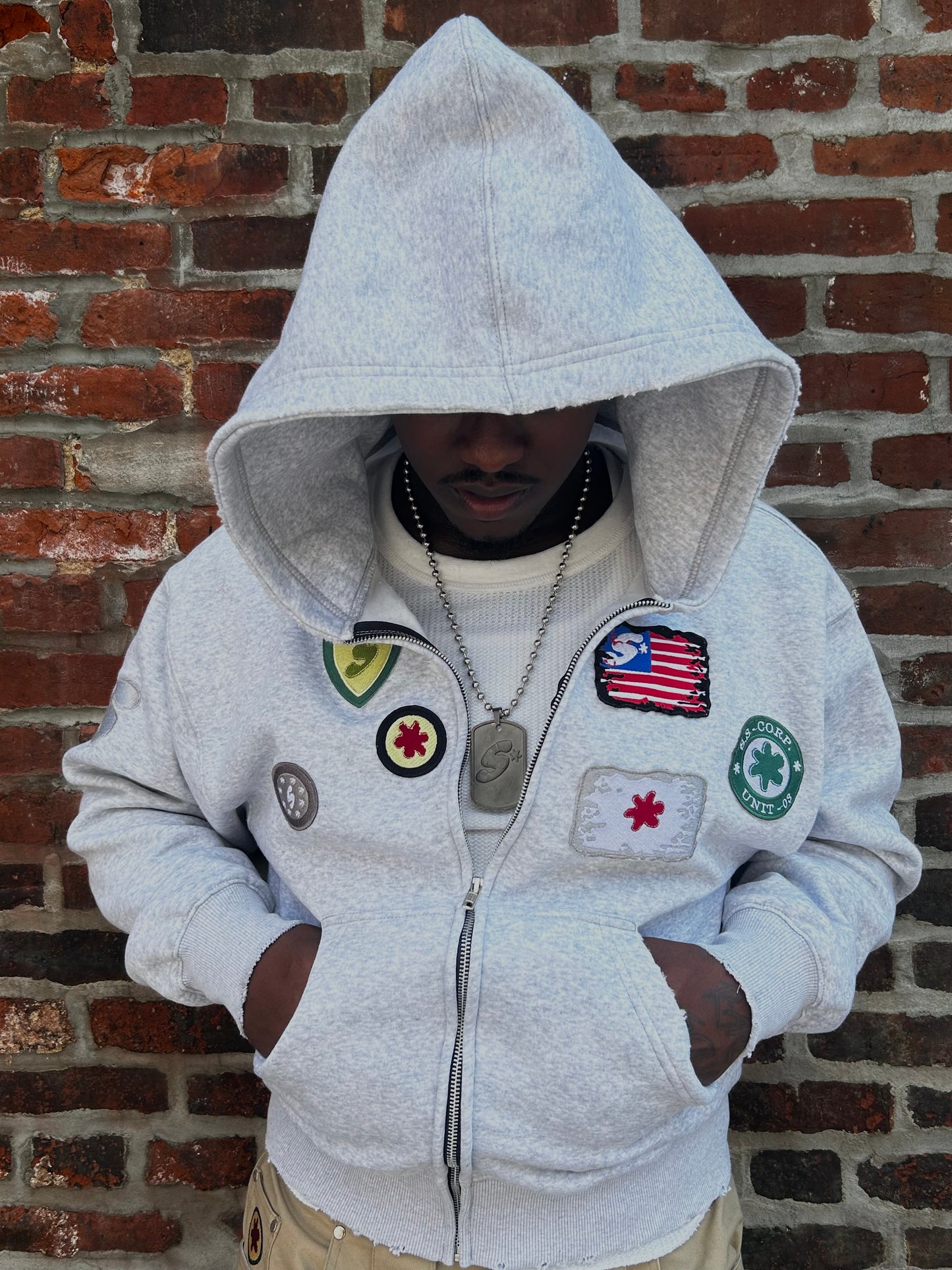 COMBAT PATCH HOODIE