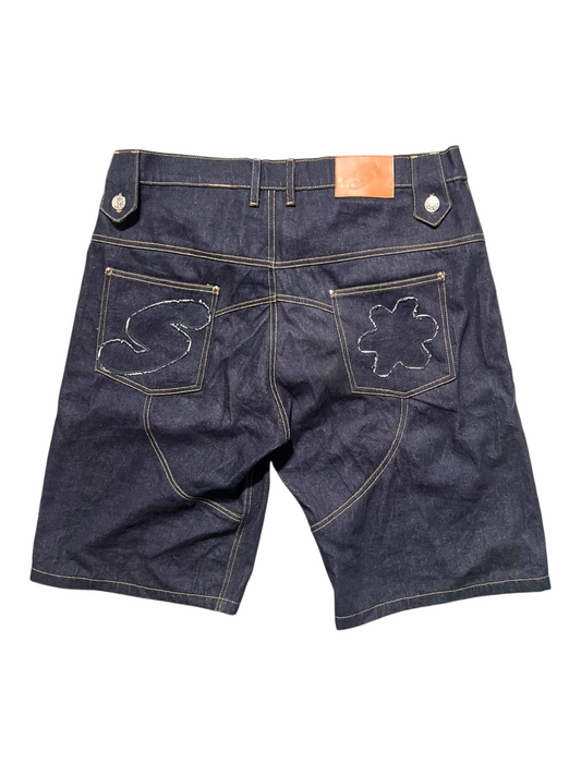 COMBAT JORTS (RAW DENIM)