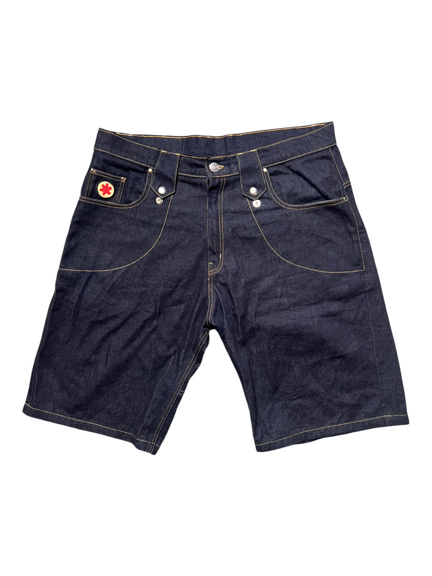 COMBAT JORTS (RAW DENIM)