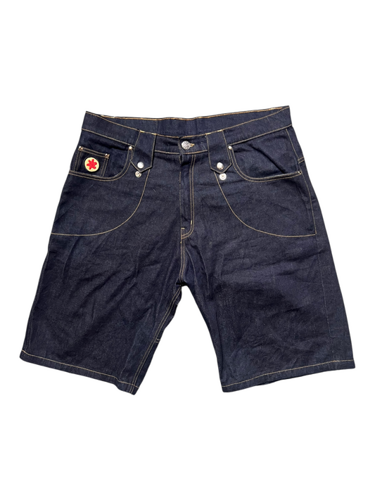 COMBAT JORTS (RAW DENIM)