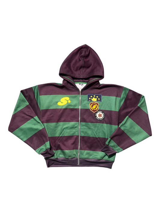STRIPED SCHOLAR HOODIE