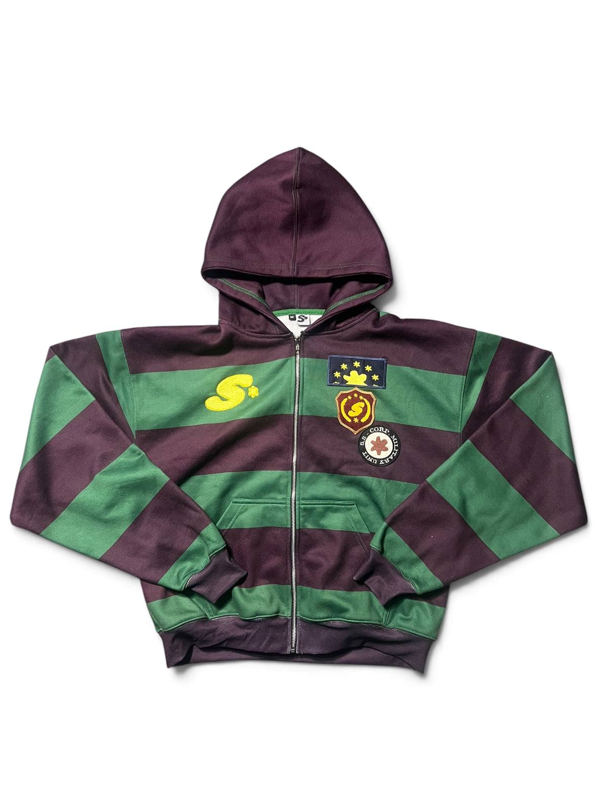 STRIPED SCHOLAR HOODIE