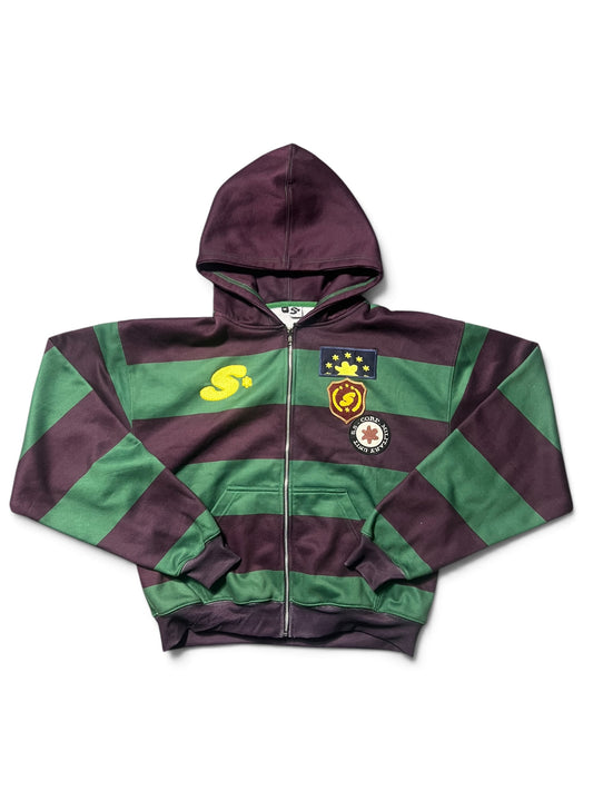 STRIPED SCHOLAR HOODIE